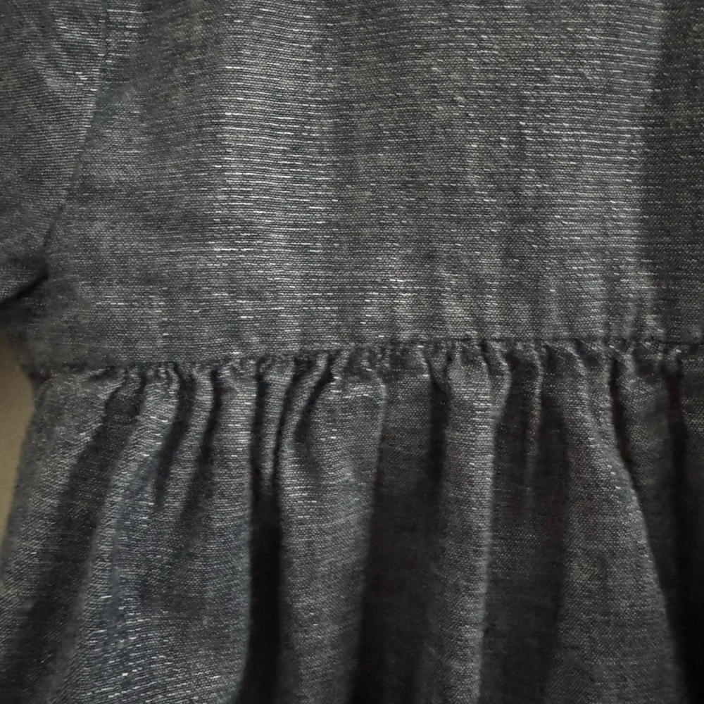 Gymboree Baby Girl Chambray Sparkle Denim Dress Button Back 12–18 Months